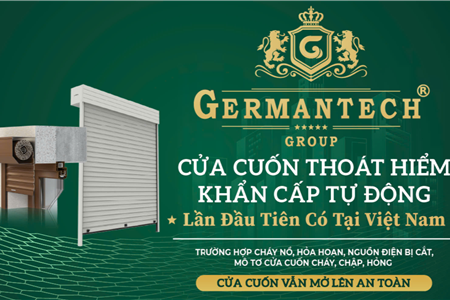 Cửa cuốn thoát hiểm thông minh Germantech
