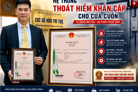 HỆ THỐNG THOÁT HIỂM KHẨN CẤP CHO CỬA CUỐN
