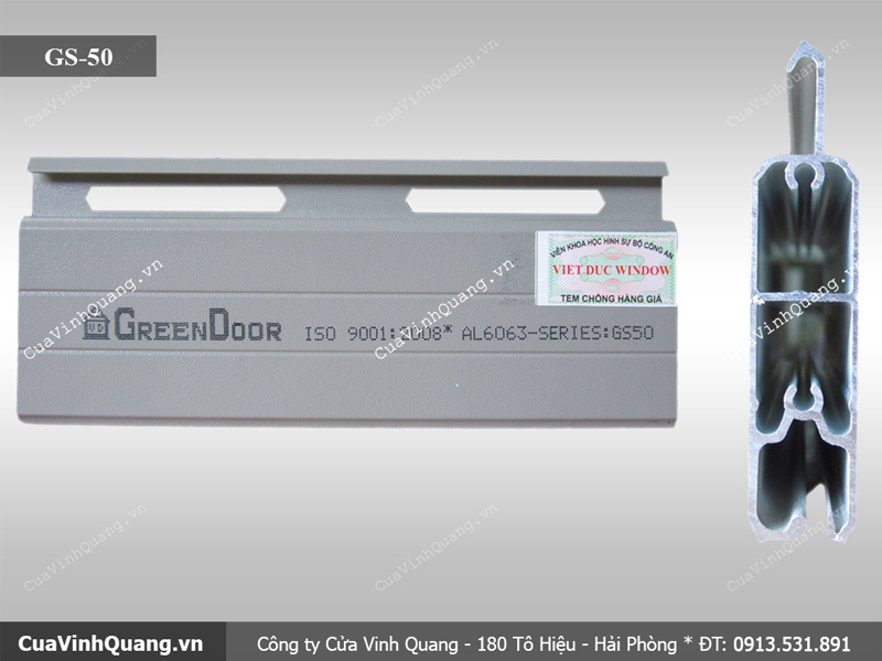 Cửa cuốn khe thoáng GreenDoor GS-50